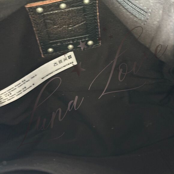 FREE PEOPLE We The Free Baby Leigh Distressed Tote In Aged Graphite NWT - Picture 12 of 14